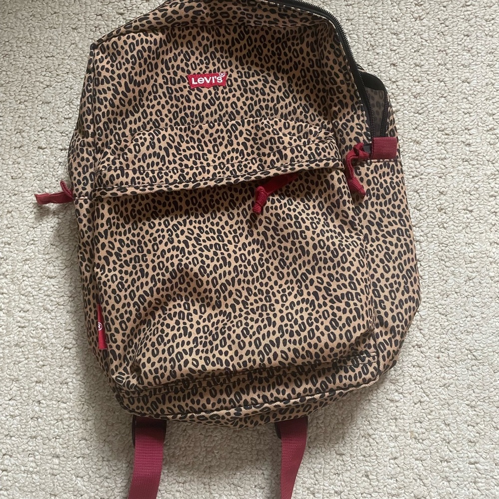 Levi's Tan and Black Patterned Backpack
